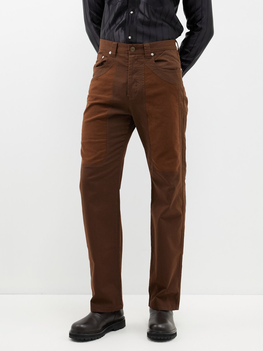 Rare Rabbit Men's Essen Dark Brown Sulphur Dyed Mid-Rise Slim Fit Jean