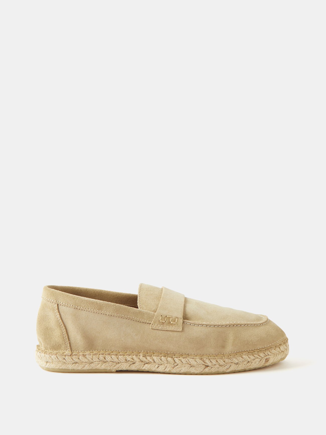 chunky suede loafers, Jacquemus