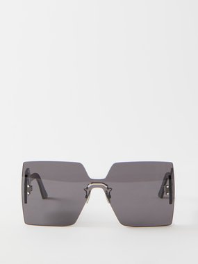 DiorMidnight S1I Black Square Sunglasses