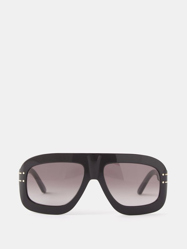 DIOR DiorSignature M1U oversized acetate sunglasses