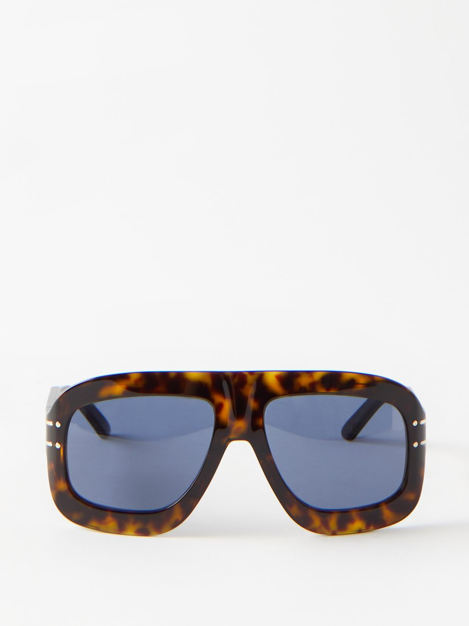 DIOR DiorSignature M1U aviator acetate sunglasses