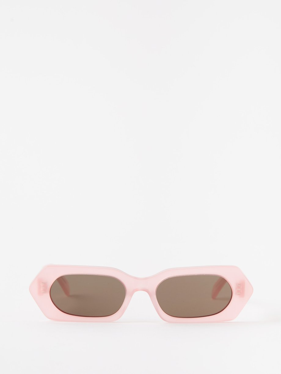 T.Shel Gabine Recycled Acetate Oval Sunglasses - CHARLES & KEITH OM