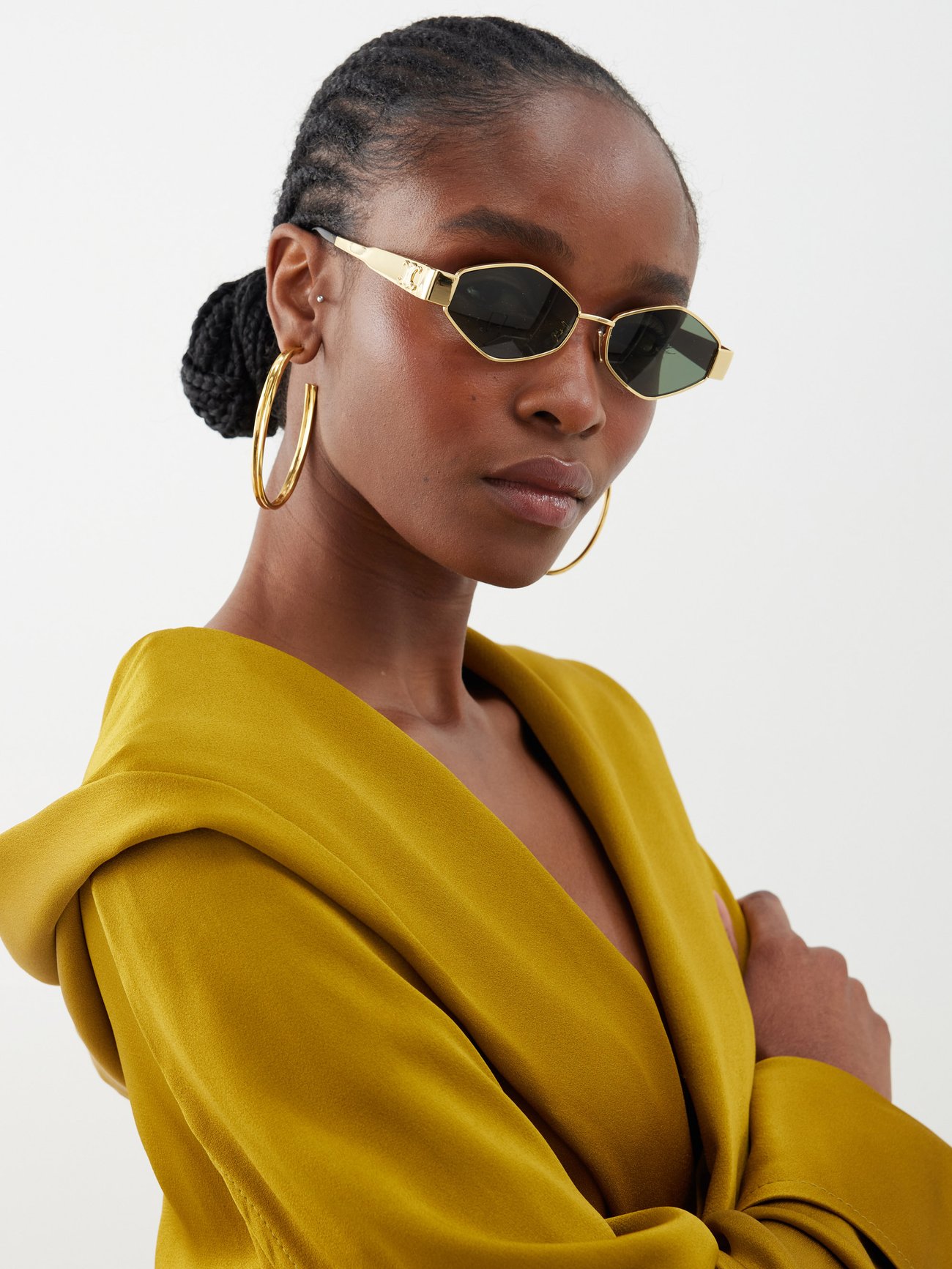 Buy ZENOTTIC Retro Oversized Hexagon Polarized Sunglasses for Women 100%  UV400 Protection Shades at Amazon.in