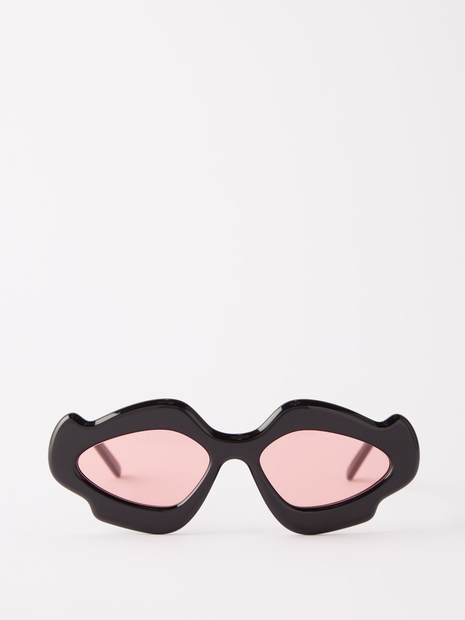 Loewe Purple Rectangular Sunglasses