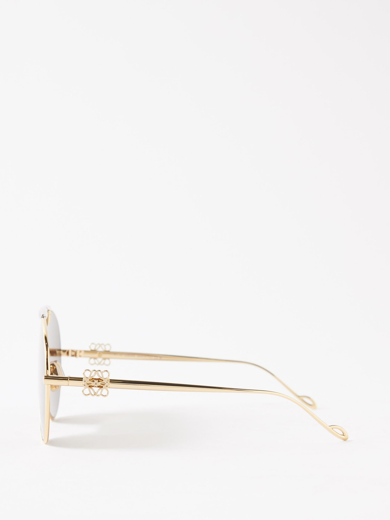 Louis Vuitton Goldtone Metal Aviator Frame Pink Lens Grease Sunglasses -  Z1471U - Yoogi's Closet