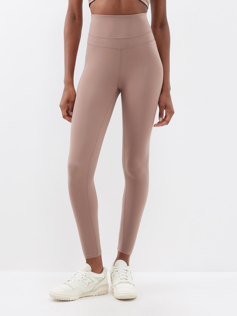 Brown Let's Move 25 high-rise recycled-blend leggings, Varley