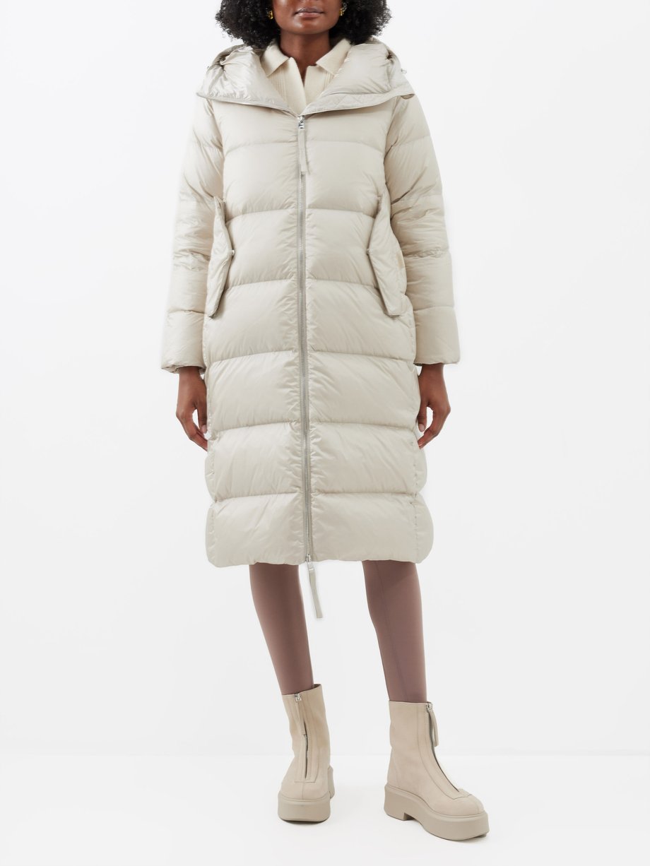 Neutral Payton quilted down coat | Varley | MATCHES UK