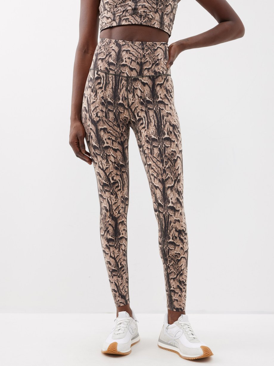 VARLEY Let's Go leopard-print stretch leggings