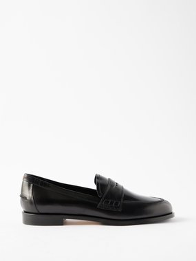 Aeyde Oscar leather penny loafers