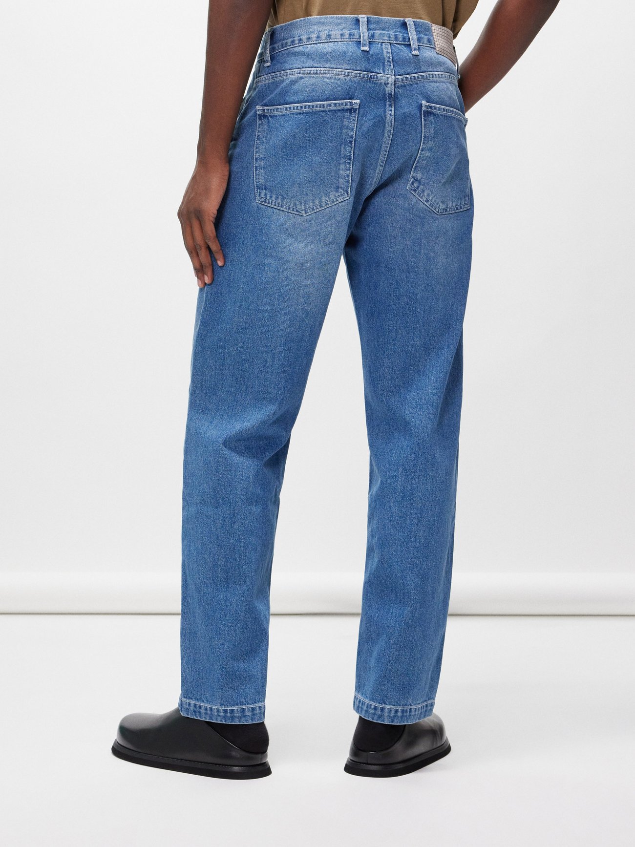 Blue Straight-fit jeans, mfpen