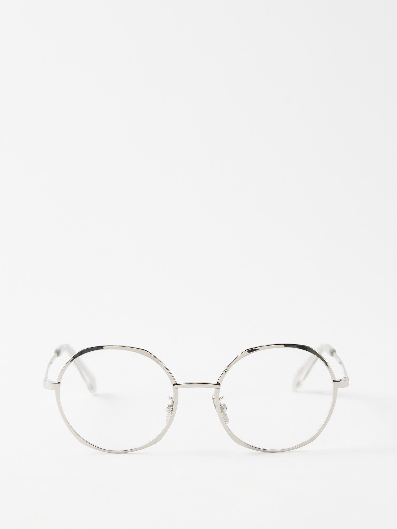 Round metal spectacle sale frames