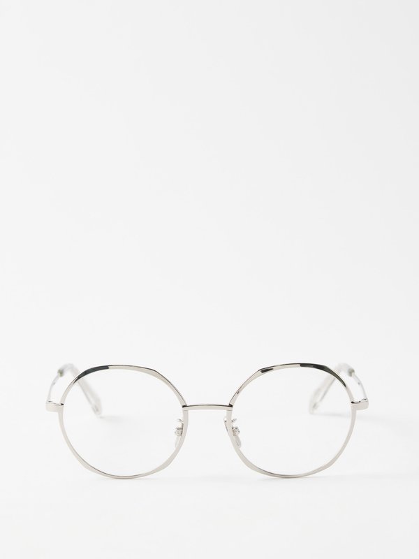 Celine Eyewear Round metal glasses
