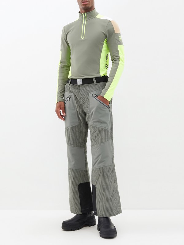 Bogner Codie corduroy-panelled ski trousers