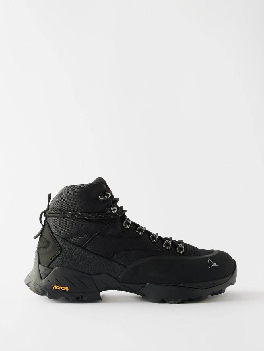 Black Andreas leather hiking boots | ROA | MATCHES UK