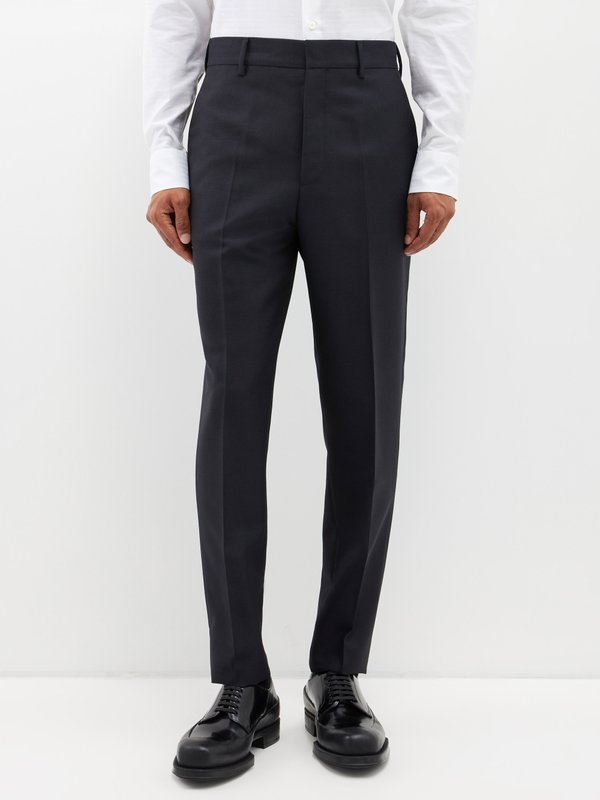 Prada Panama wool-blend suit trousers