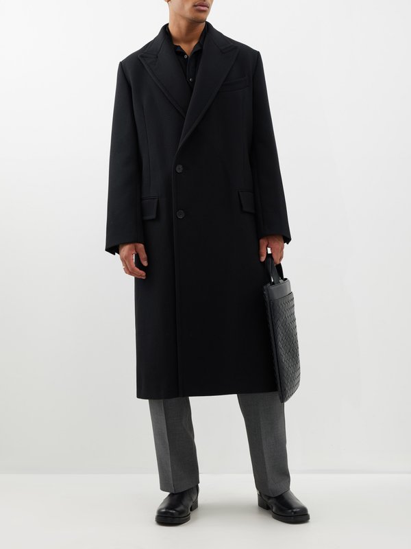 Carsey double-faced wool overcoat video