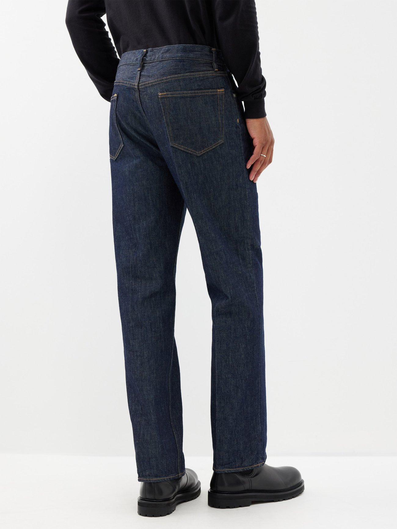 Blue Hard Twist straight-leg jeans | Auralee | MATCHESFASHION UK