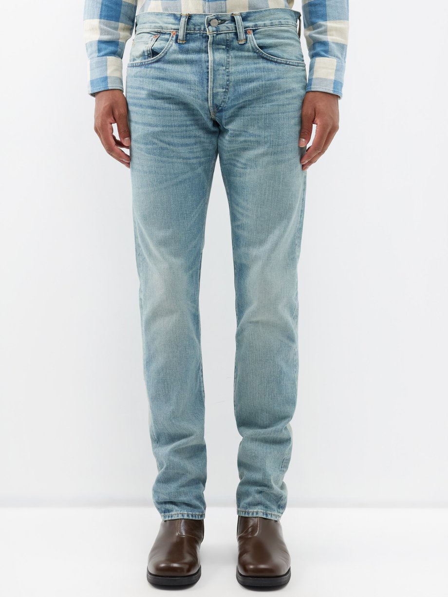 RRL Men's Selvedge Slim-Leg Jeans