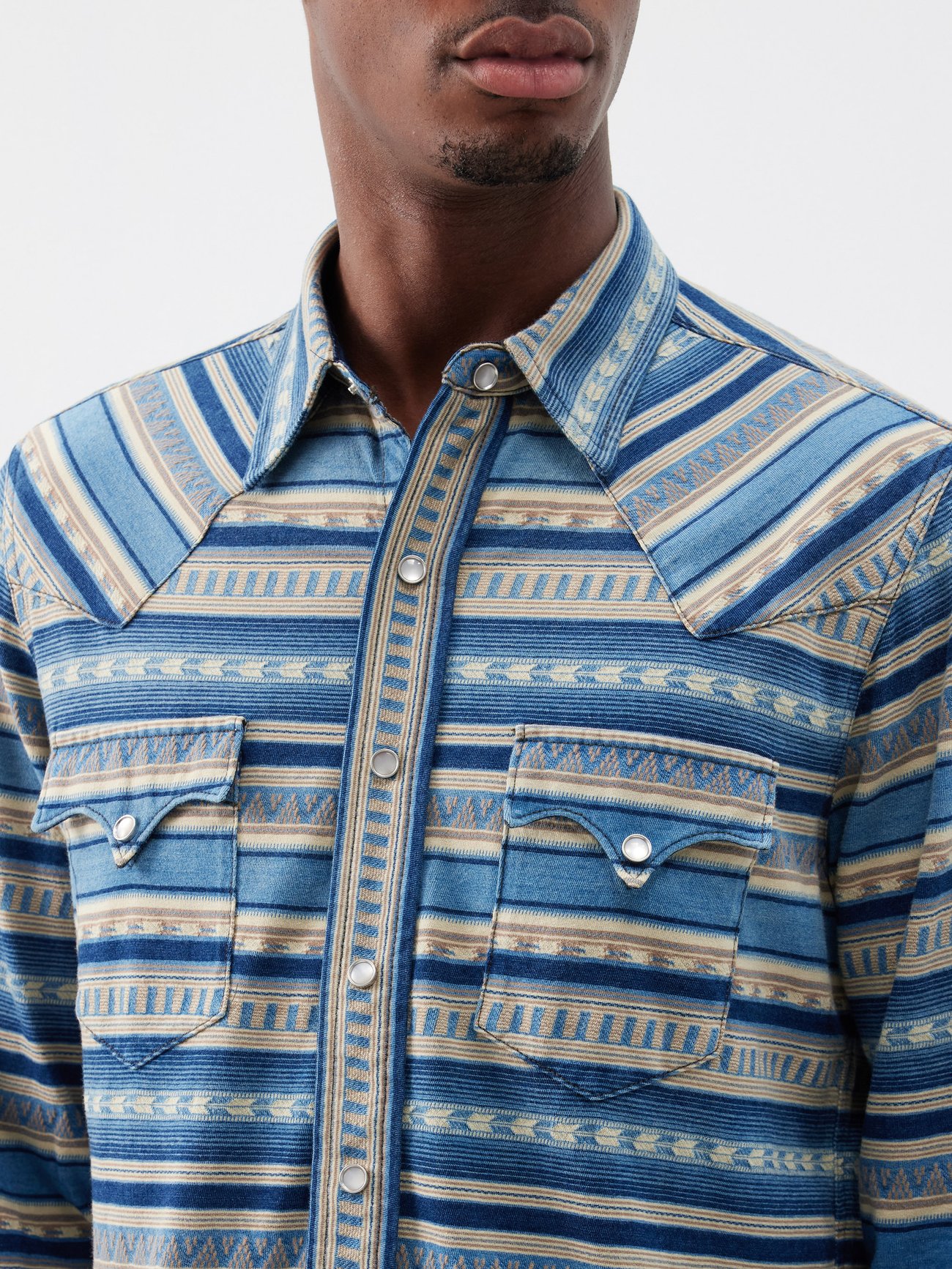 Buffalo striped cotton shirt