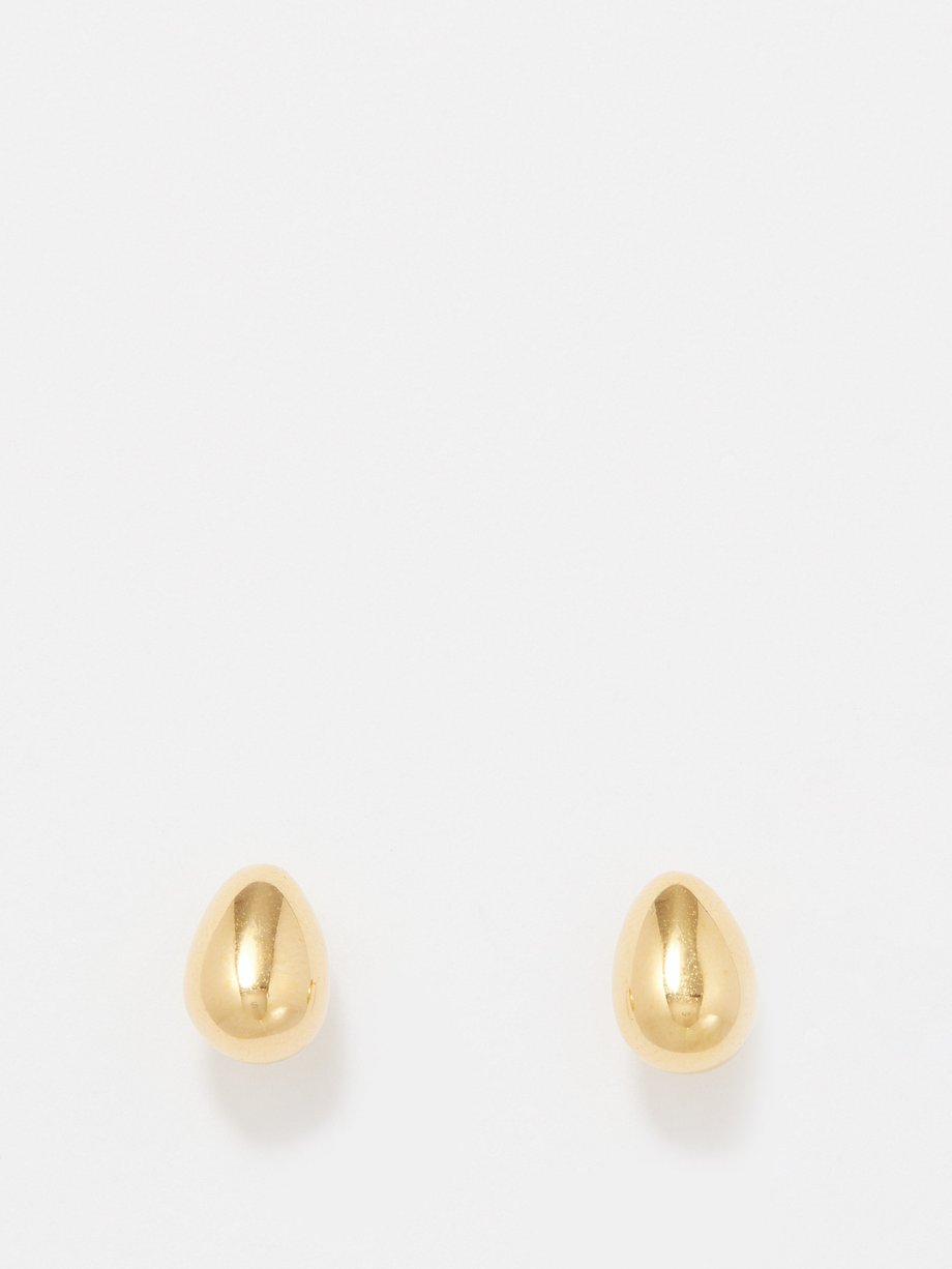 Sophie Buhai Tiny Egg 18kt gold-vermeil earrings