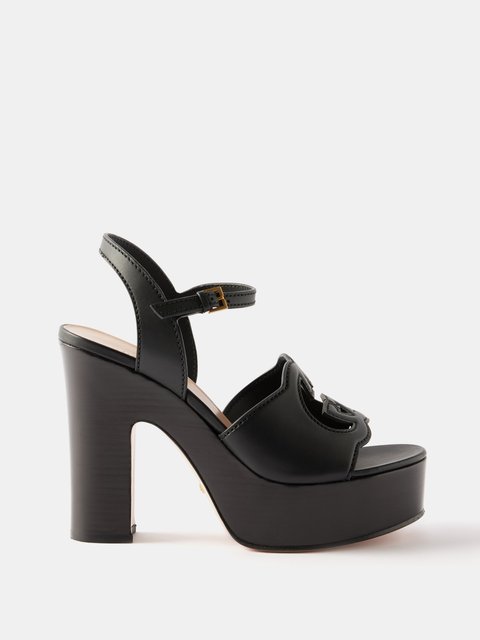 Amazon.com | Steve Madden Moveable Wedge Sandal Black Leather 6 M |  Platforms & Wedges