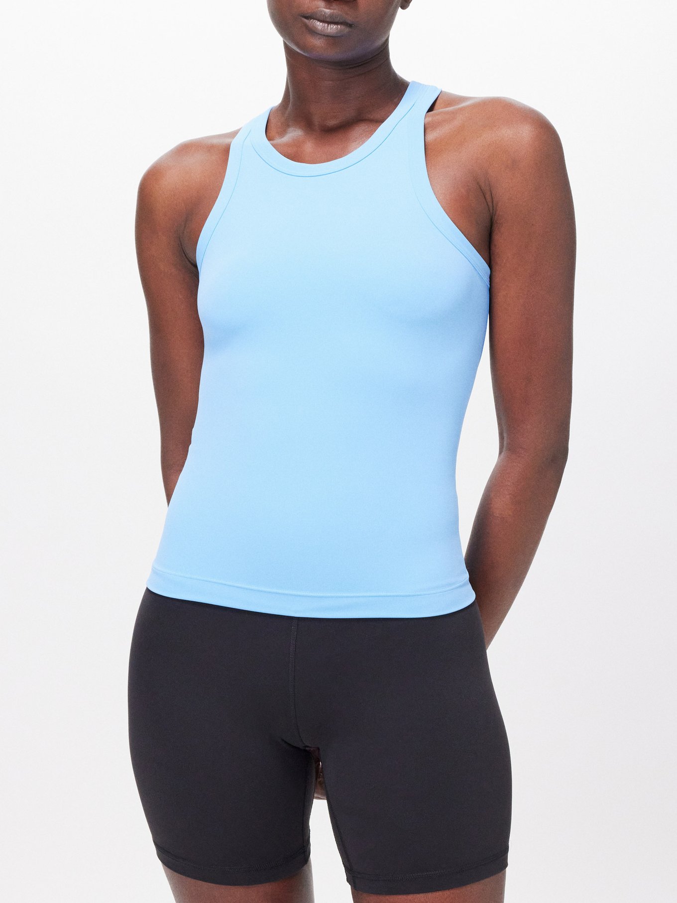 Black Align racerback jersey tank top, lululemon