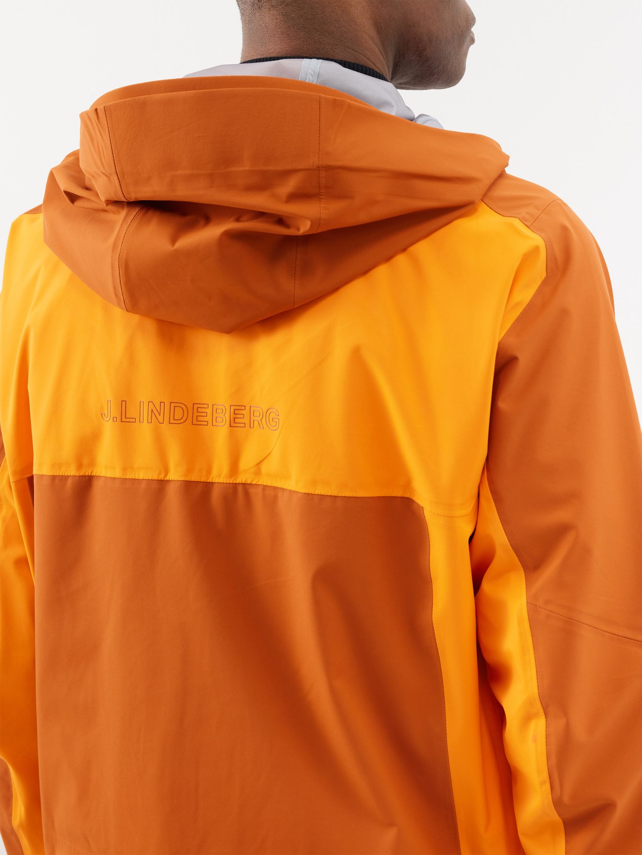 Orange Aerial Blocked Pro ski jacket | J.Lindeberg | MATCHESFASHION US