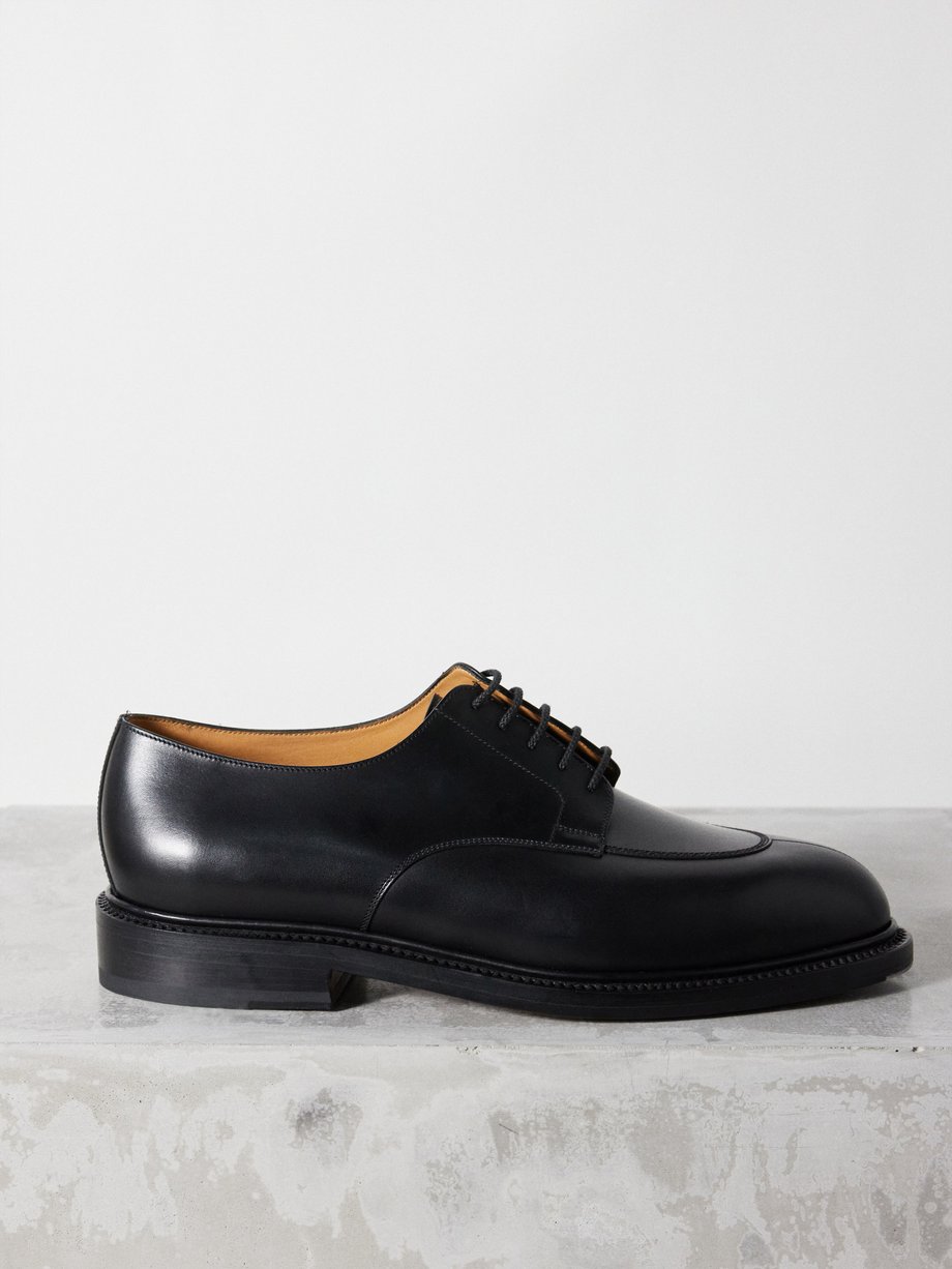 Black Leather Derby shoes | J.M. Weston | MATCHES UK