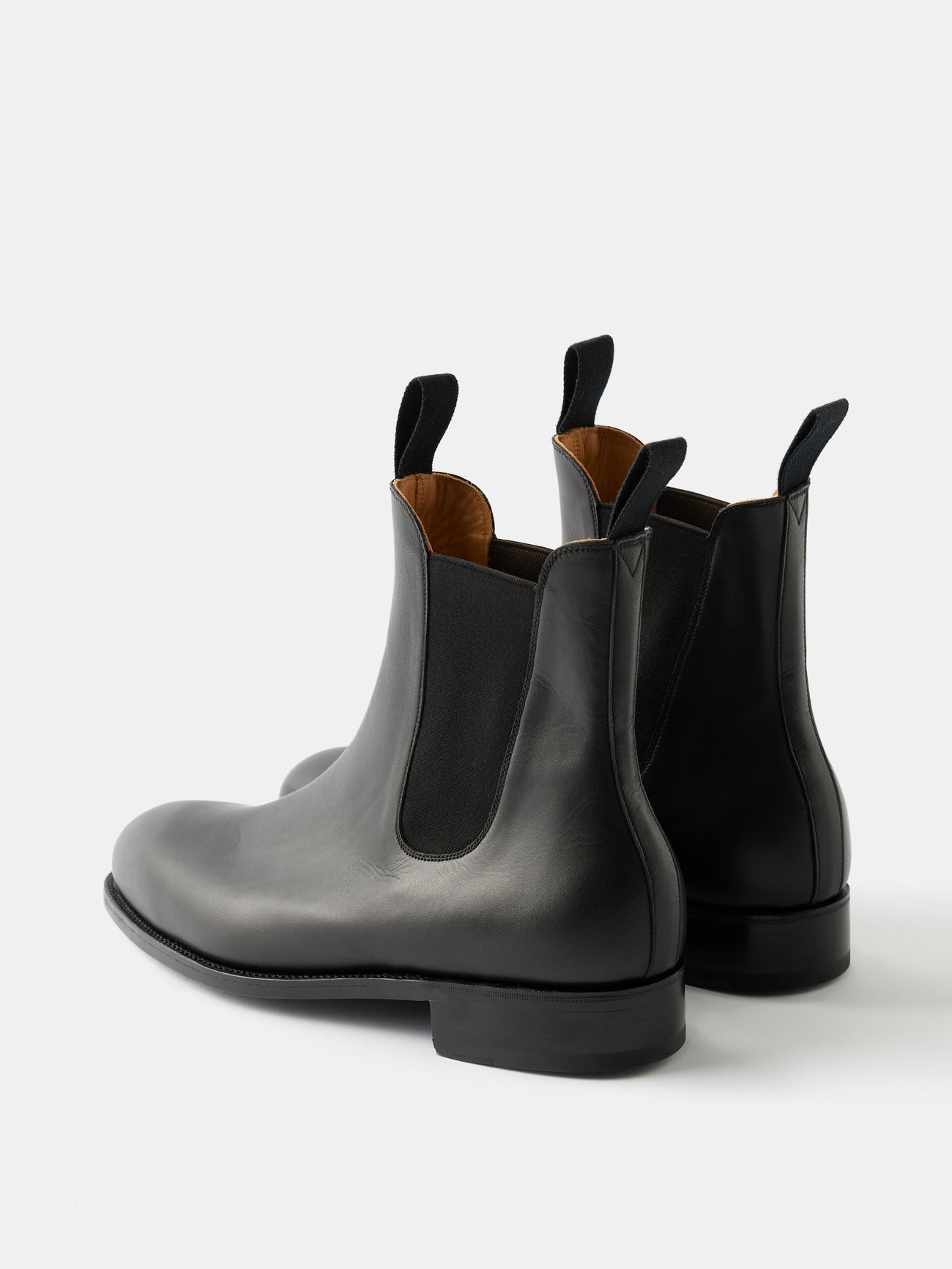 Men's Black Leather Chelsea Boot – J.M. Weston