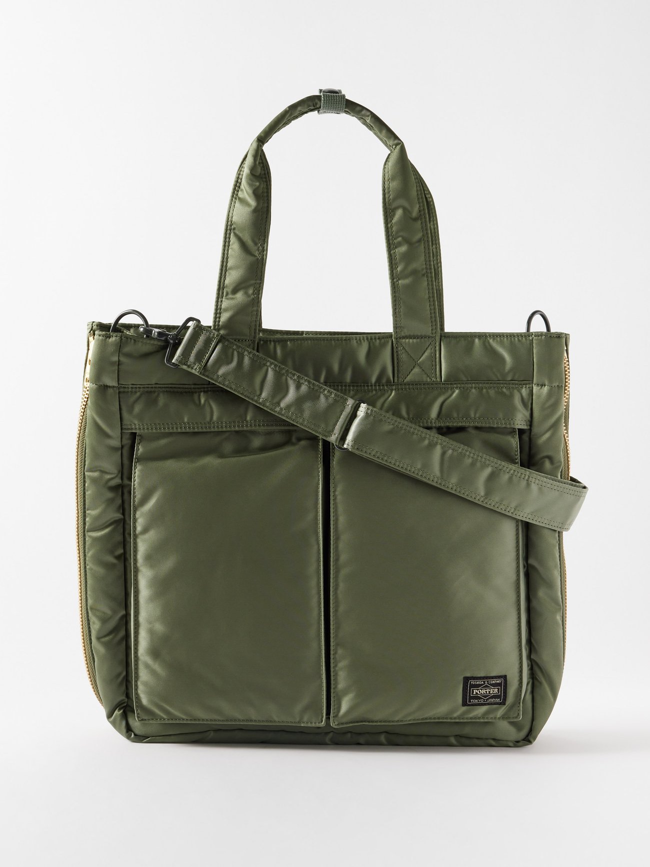 Green Tanker 2Way nylon tote bag | PORTER-Yoshida&Co