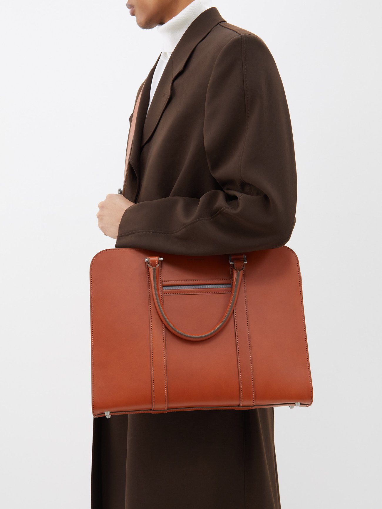 Palissy Slim Leather Briefcase · CarlFriedrik