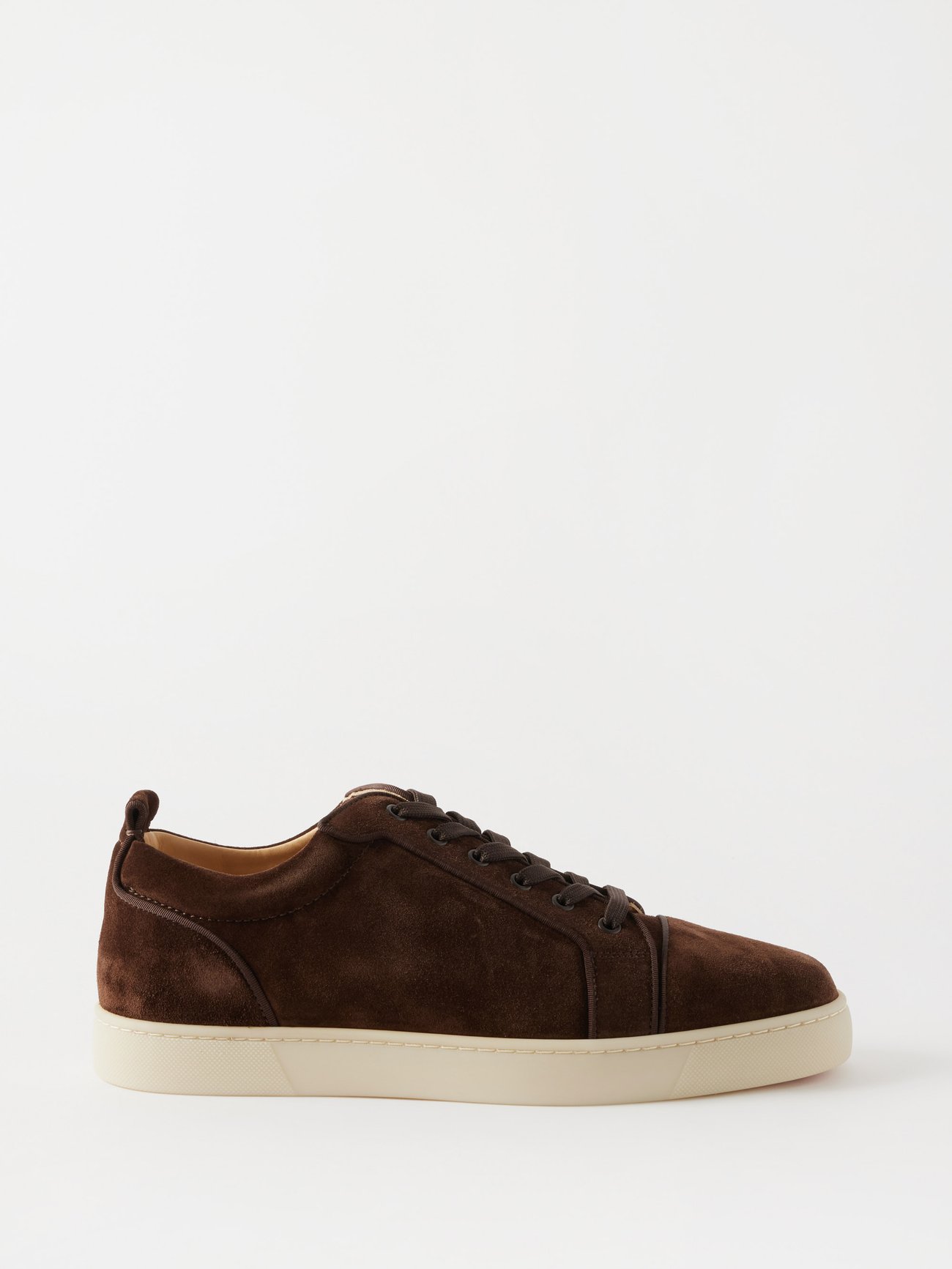 Leather low trainers Louis Vuitton Brown size 40.5 EU in Leather