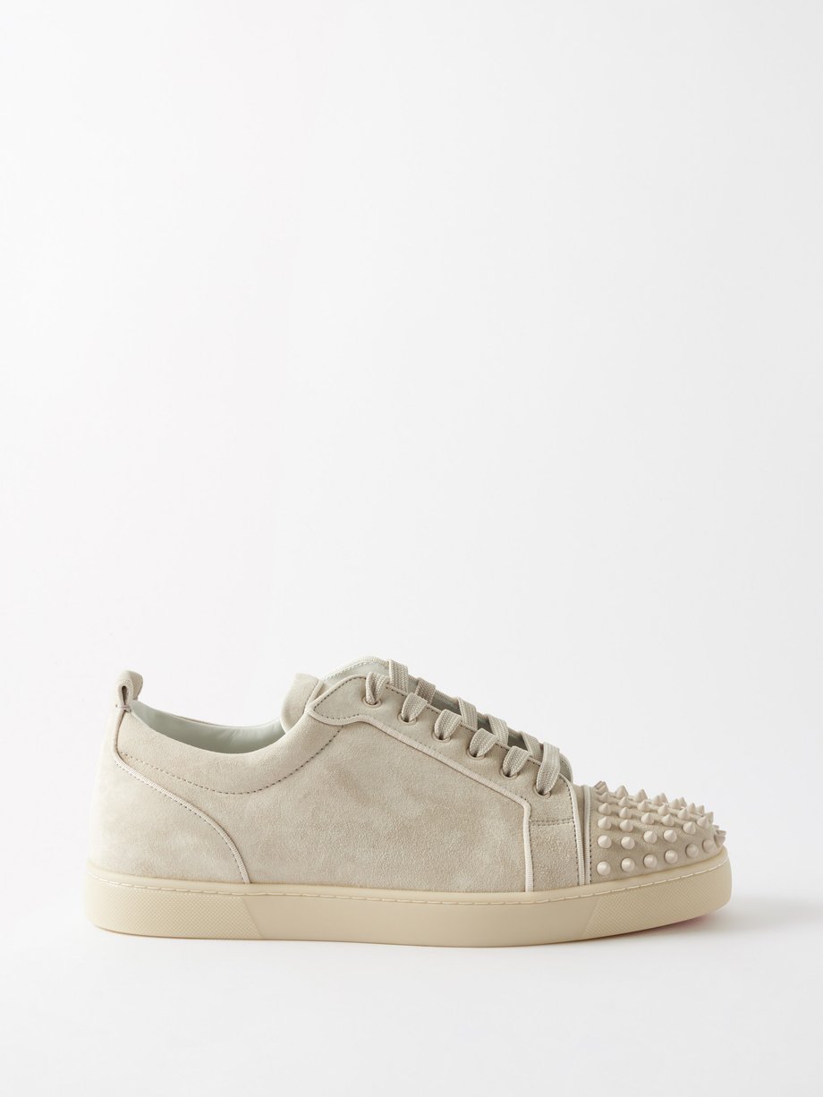 CHRISTIAN LOUBOUTIN: Louis Junior Spikes sneakers in leather with