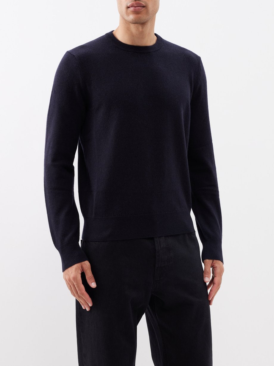 Navy Benji cashmere sweater | The Row | MATCHES UK