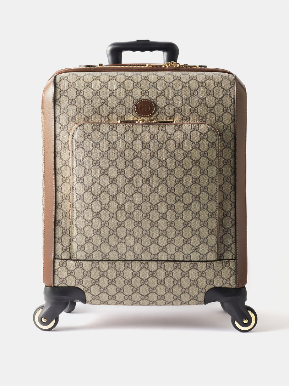 GG Supreme Briefcase in Beige - Gucci