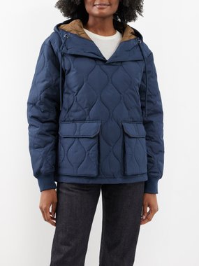 Taion TAION Hooded quilted down jacket