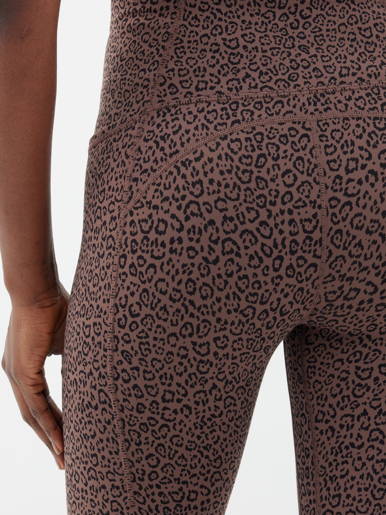 Varley Luna 7/8 Legging Classic Leopard Brown Black Animal Print