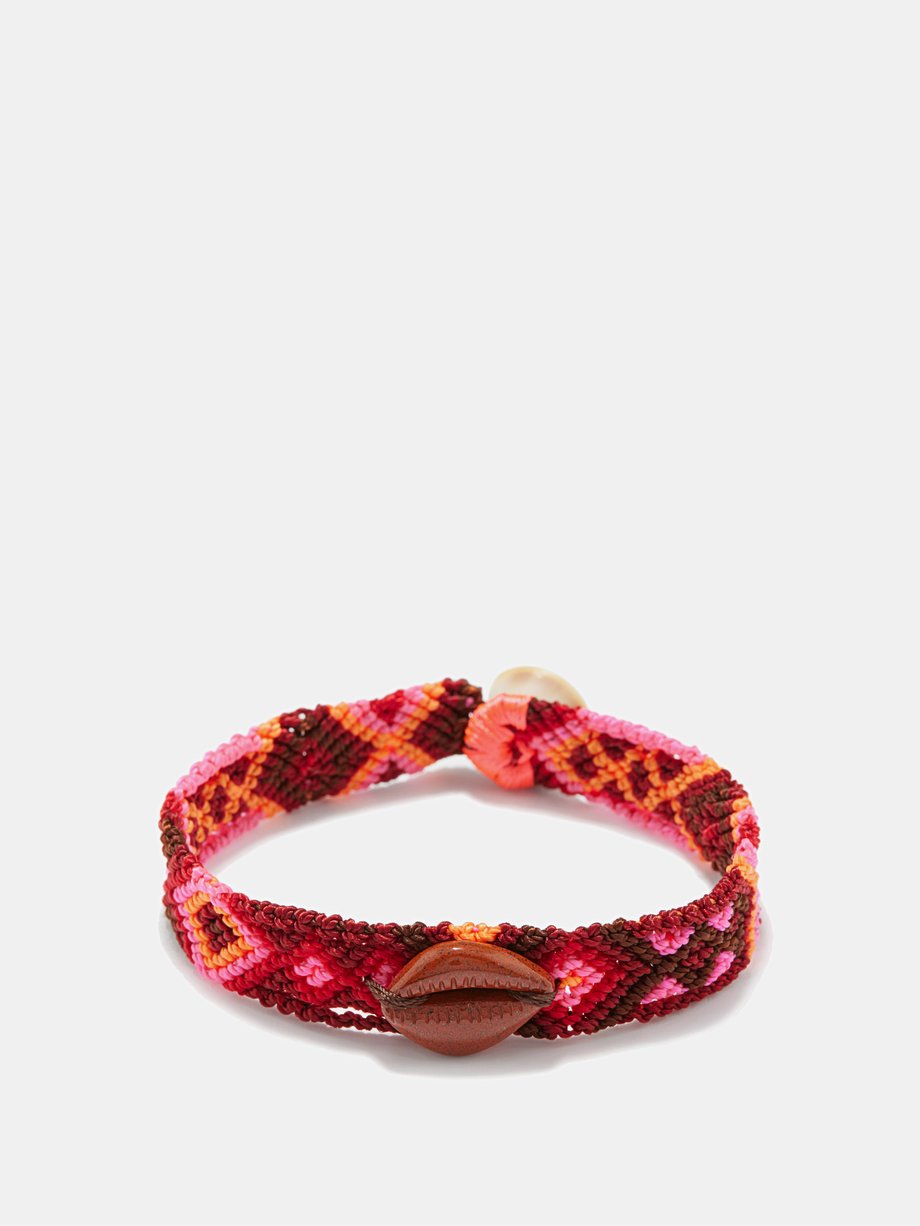 Navy Chione jasper braided bracelet | Dezso By Sara Beltrán | MATCHES UK