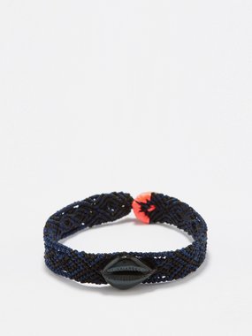 Dezso Dezso By Sara Beltrán Chione onyx braided bracelet