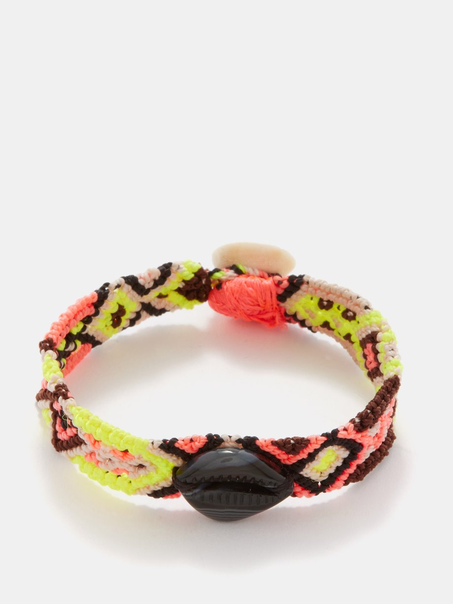 Yellow Chione jasper braided bracelet | Dezso By Sara Beltrán | MATCHES UK