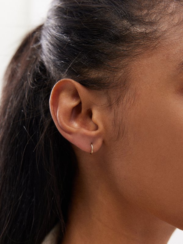 Maria Tash 14kt gold single earring