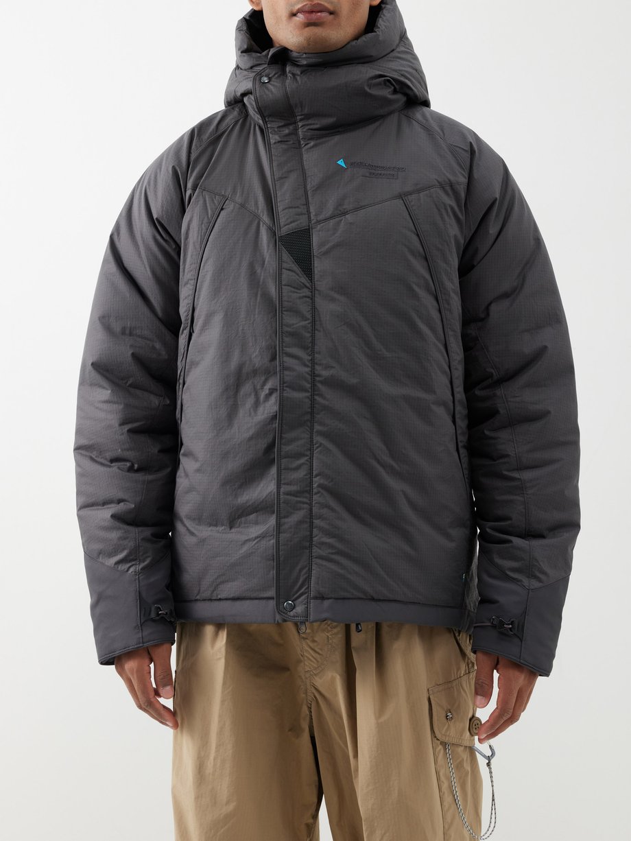 Black Farbaute cotton padded jacket, Klättermusen
