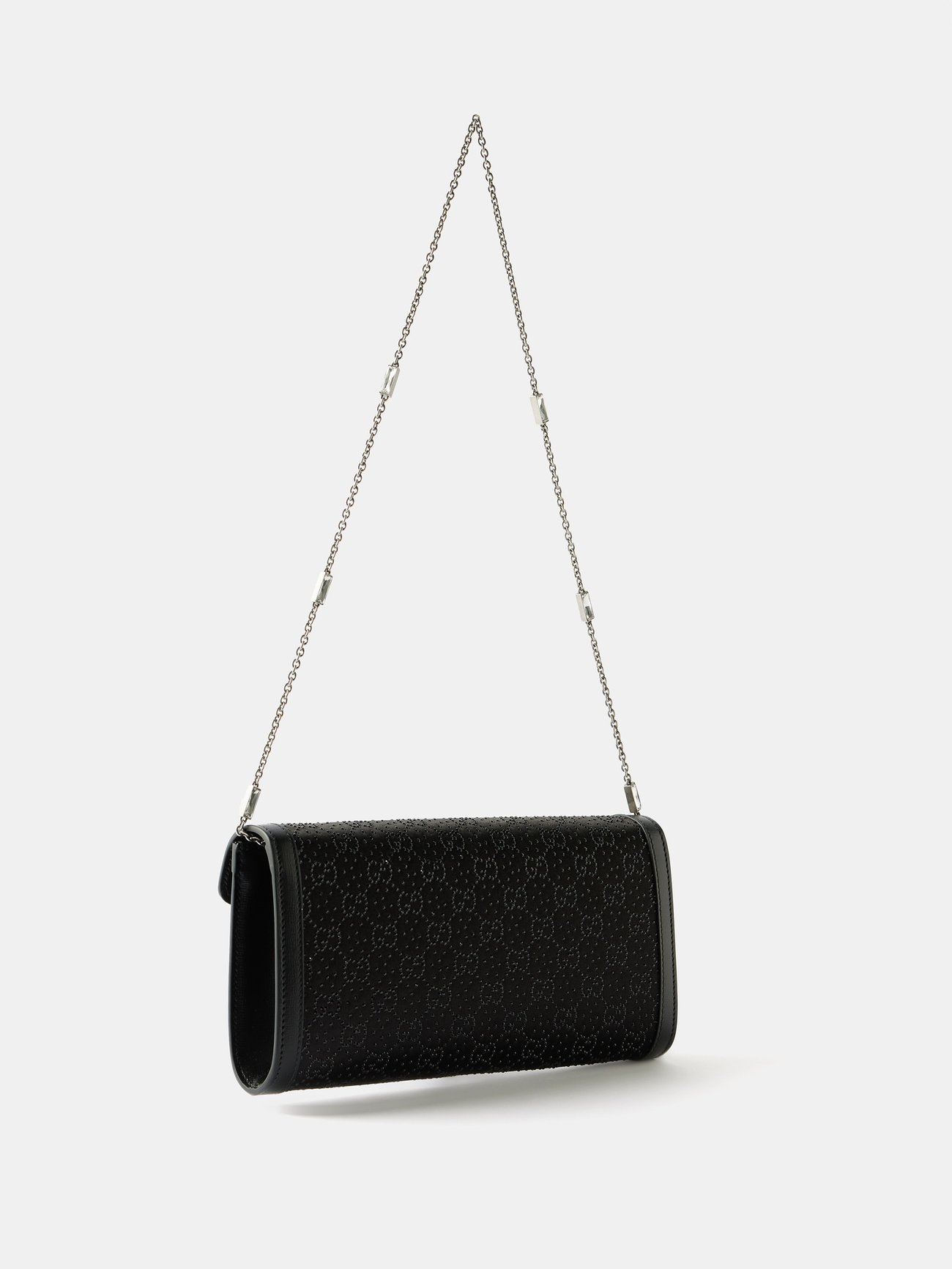 Gucci Dionysus Clutch in Mystic White & Black Diamond