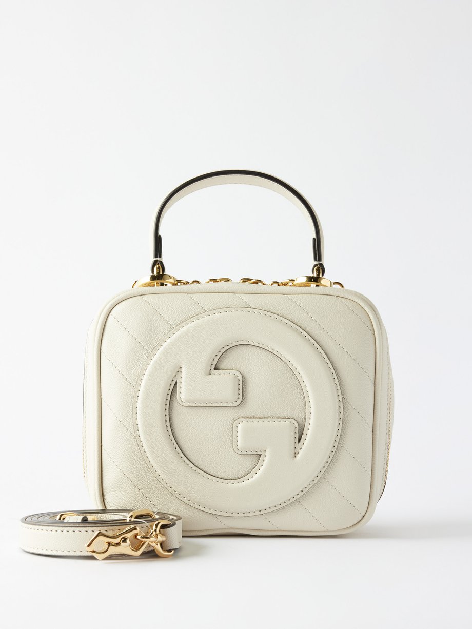 Tan Blondie leather handbag | Gucci | MATCHES UK