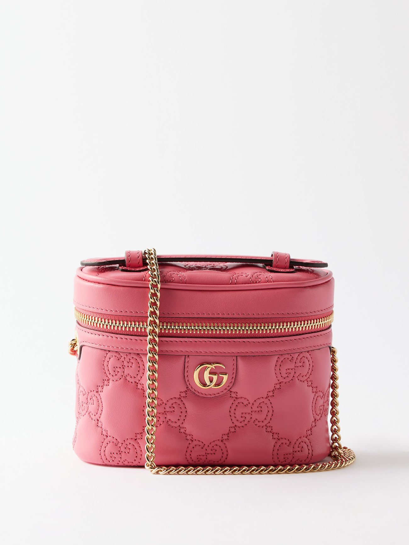 Gucci GG Marmont 2.0 Shoulder Camera Mini Bag In Lion Trap. Ang Chev. Cuore  18 X 12 X 6 Cm in Natural | Lyst