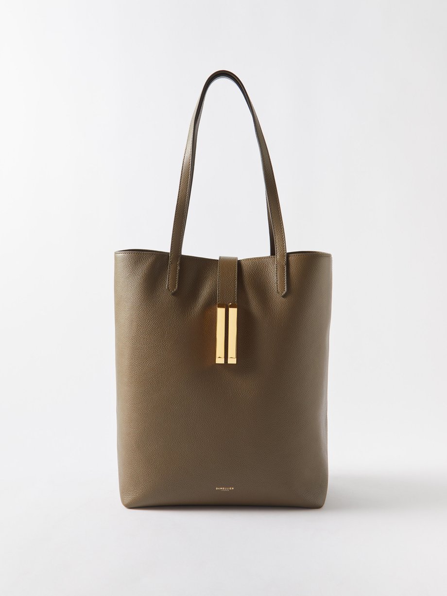 DeMellier Vancouver grained-leather tote bag