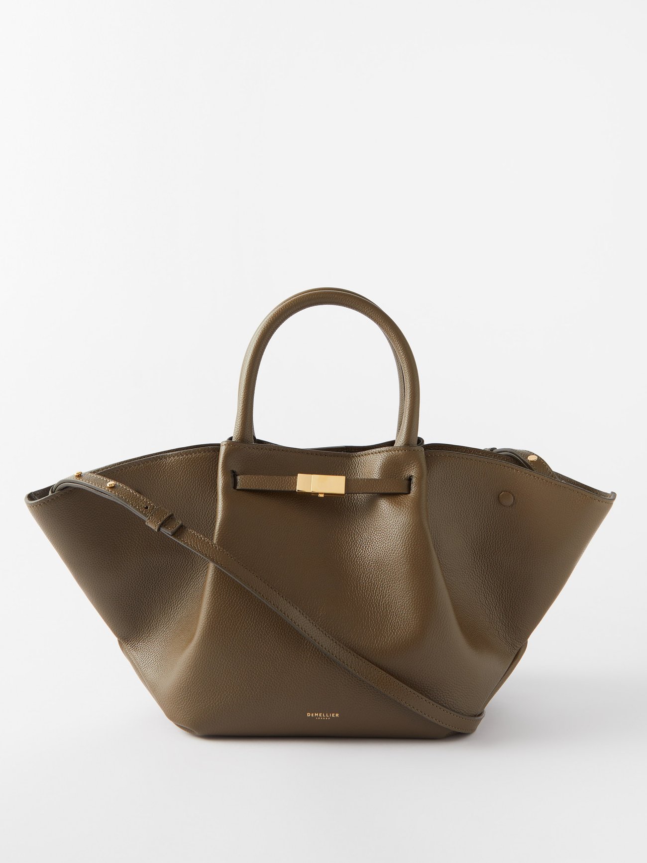 Demellier Midi New York Leather Tote