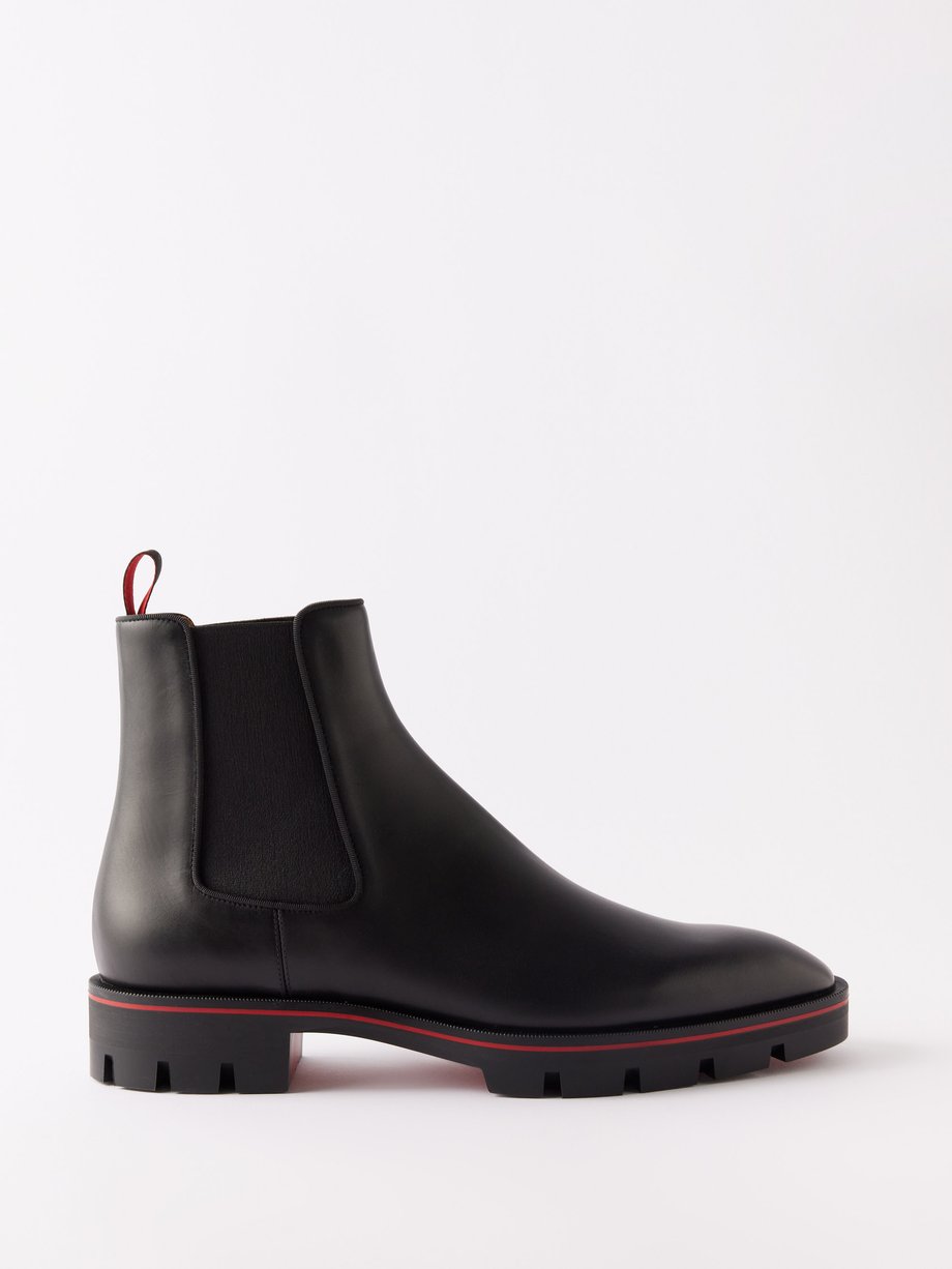 Black leather boots | Louboutin | MATCHESFASHION US