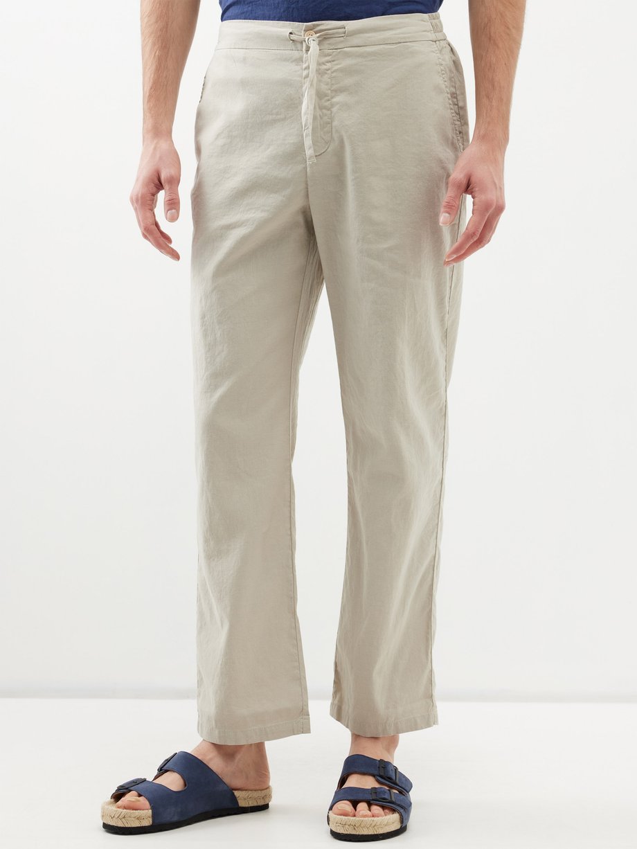 Buy Gina Tricot Linen blend trousers - Sun | Nelly.com