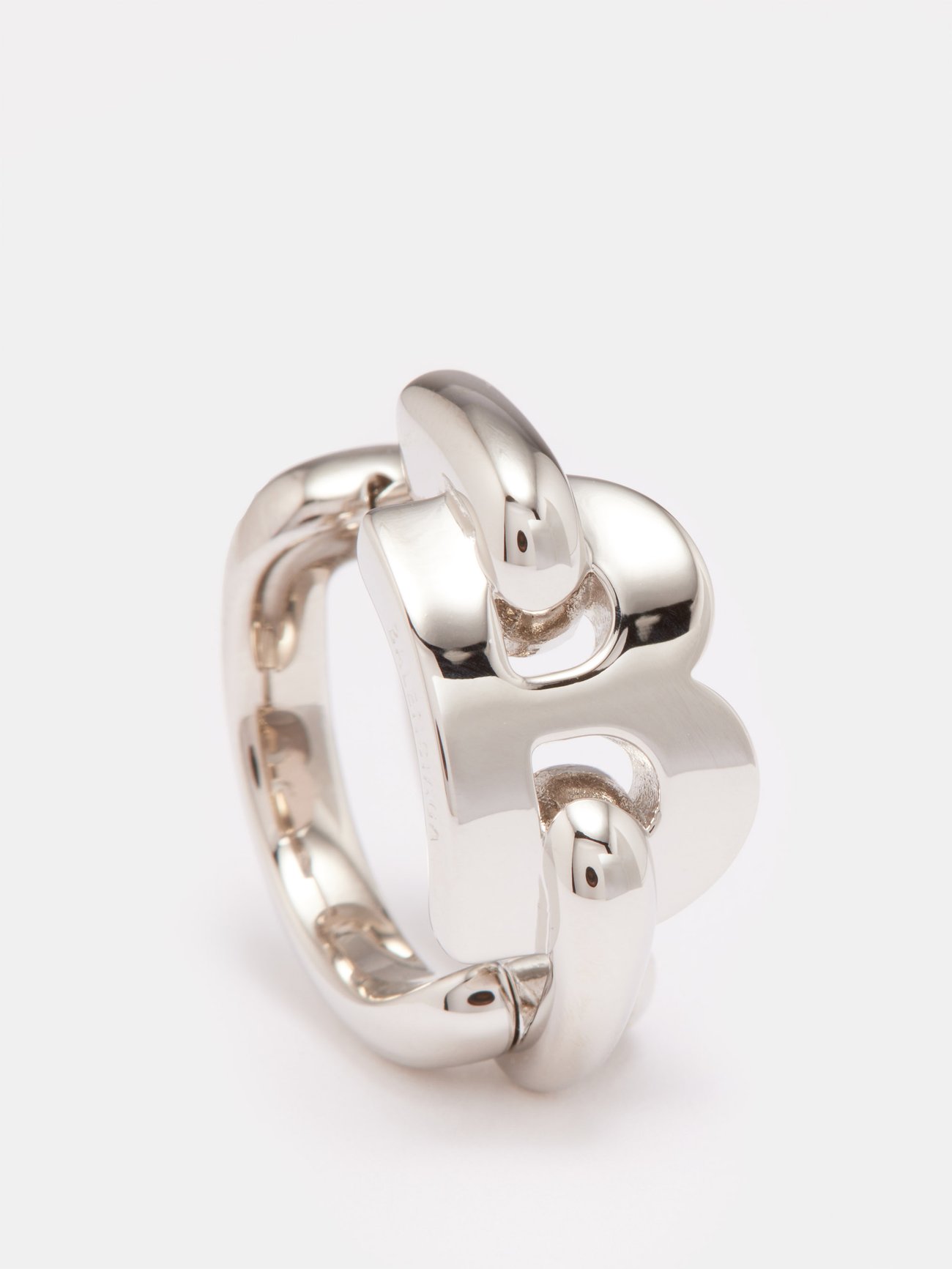 Silver B-chain earrings | Balenciaga | MATCHESFASHION US